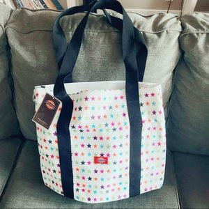 Dickies luxury tote w/ multi-colored stars NWT